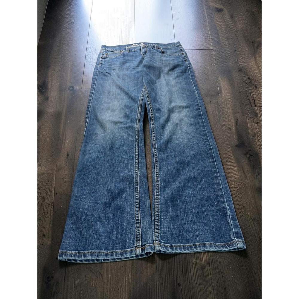 Wrangler Jeans Mens 32x32 Blue Retro Relaxed Bootcut Denim Western Y2K Cowboy